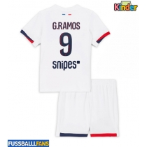Paris Saint-Germain Goncalo Ramos #9 Auswärts Trikotsatz Kinder 2025-26 Kurzarm (+ Kurze Hosen)
